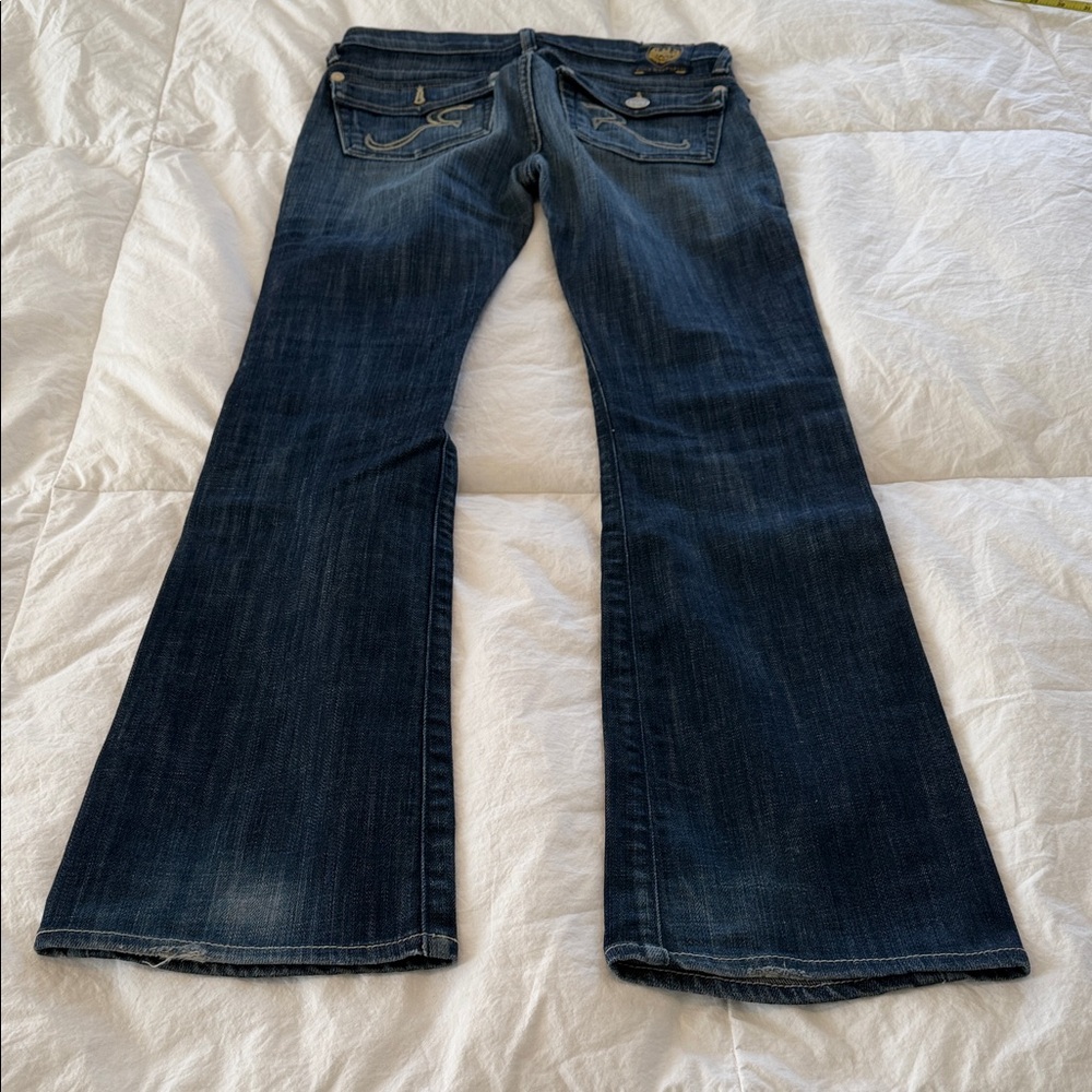 Rock & Republic Dark Blue Flare Jeans - Picture 7 of 7